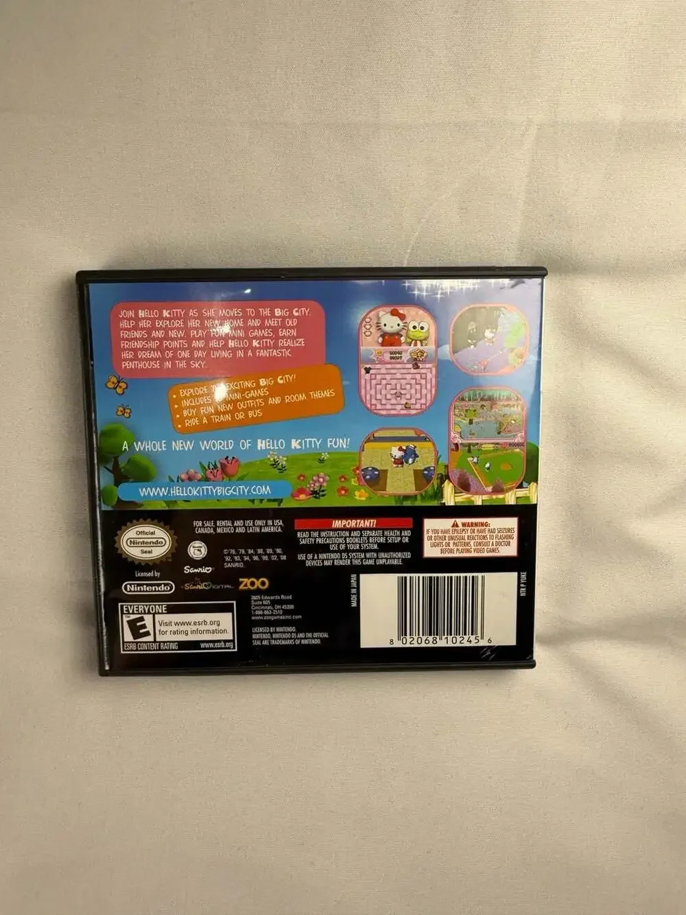 Hello Kitty Big City Dreams Nintendo DS Game